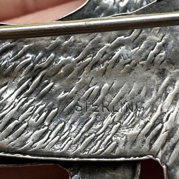VTG Scottish Terrier Scottie Dogs Brooch Pin 1.75" Sterling Silver Stamped 3.6 g - Picture 4 of 6